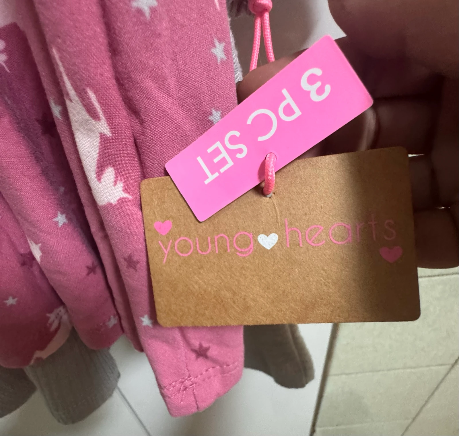 Set van 3 stukken voor meisje 24 maanden – photo 9